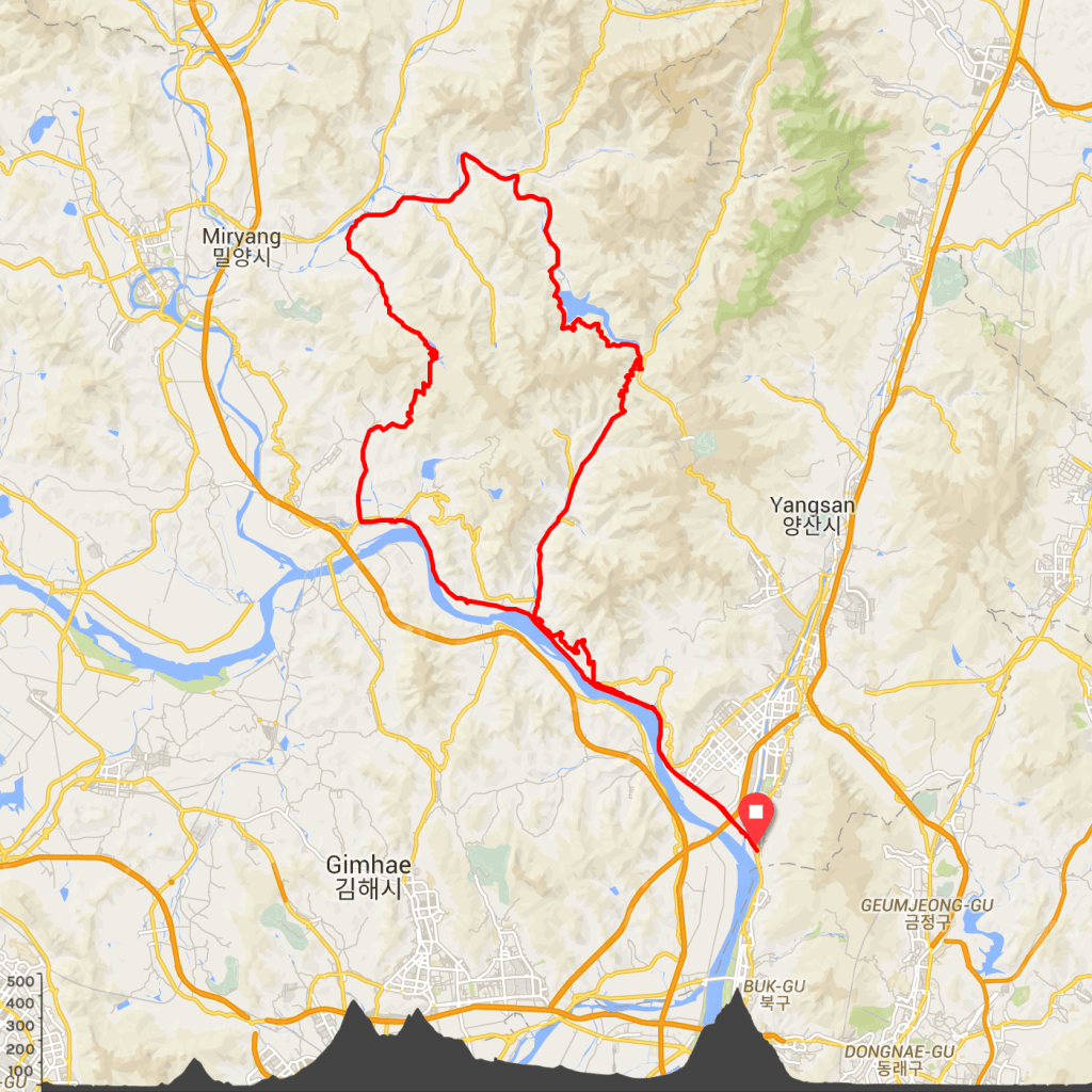 Cycling Routes Busan Gammul-ri