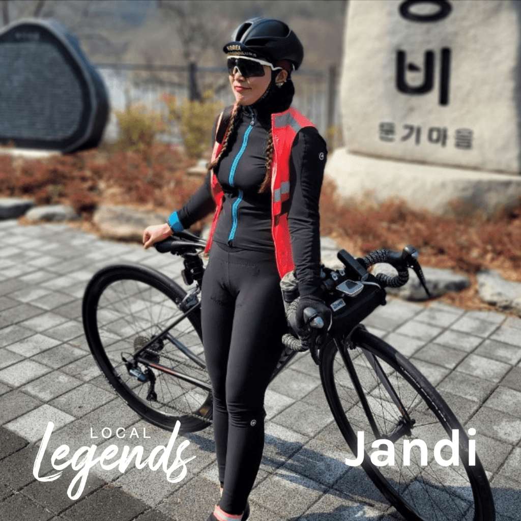 Jandi local legends routes busan cycling routes korea