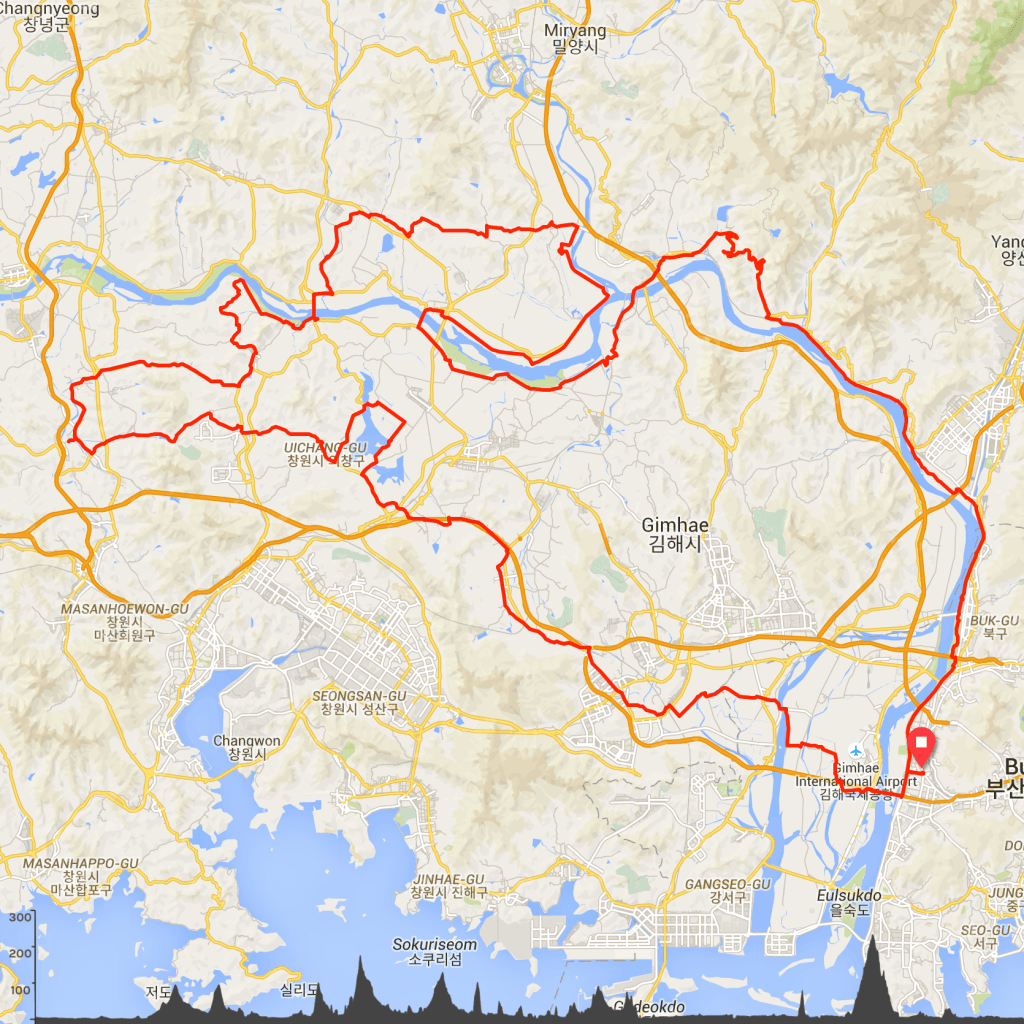 Routes Busan Korea Randonneurs PT 136 Dutch Coffee5